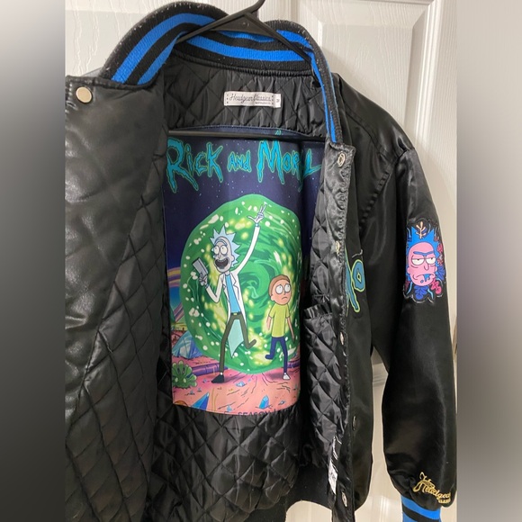 Rick And Morty varsity Jacket, vintage Rick and Morty Jacket, Men’s size medium - Picture 2 of 9